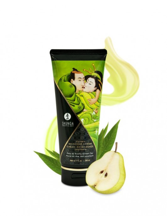 274111 МАССАЖНЫЙ КРЕМ SHUNGA PEAR AND EXOTIC GREEN TEA, СЪЕДОБНЫЙ, ГРУША И ЗЕЛЕНЫЙ ЧАЙ, 200 МЛ
