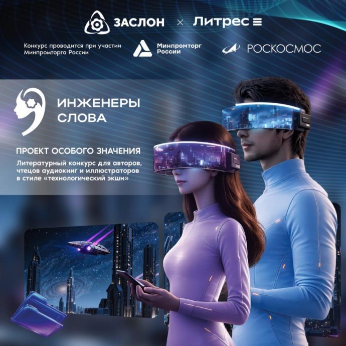 АО "ЗАСЛОН" и "Литрес" запустили новый сезон литературного конкурса "Инженеры слова" в пятом сезоне